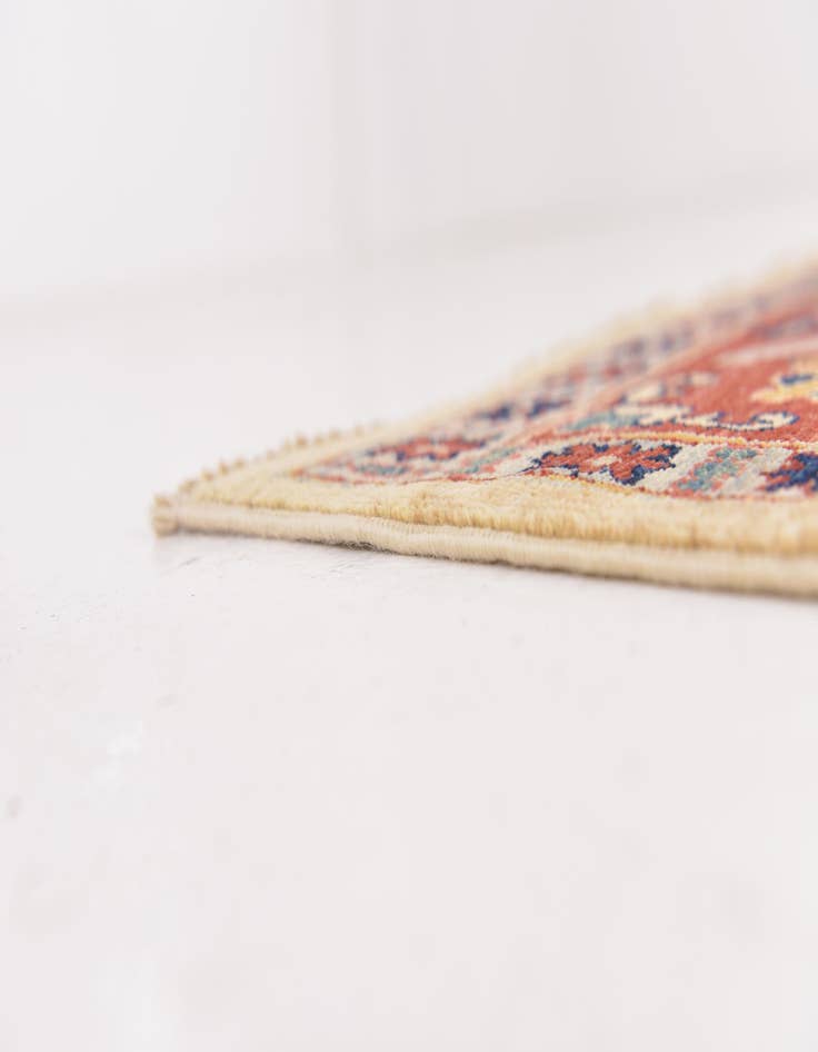 Detail image of  5' 8 x 7' 10  Hand Knotted Kazak Oriental Wool Rug