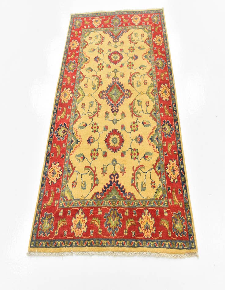 Detail image of  4' 2 x 5' 8  Hand Knotted Kazak Rug