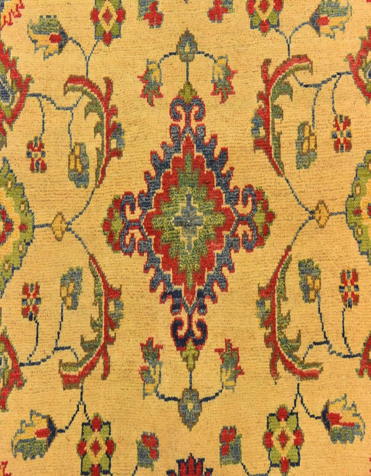 Detail image of  4' 2 x 5' 8  Hand Knotted Kazak Rug