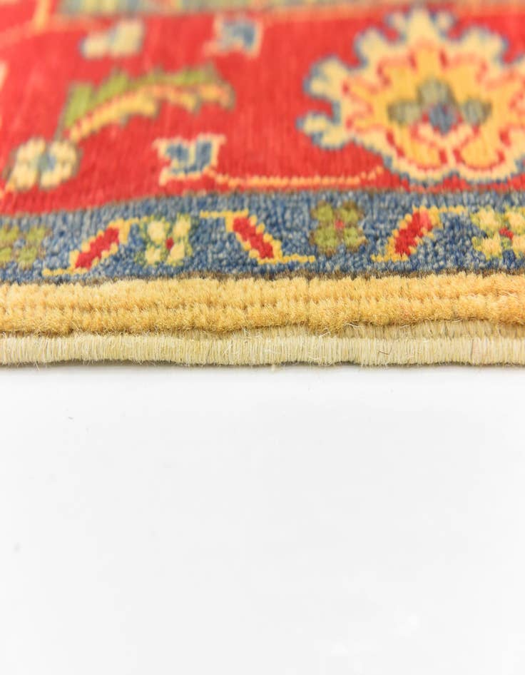 Detail image of  4' 2 x 5' 8  Hand Knotted Kazak Rug