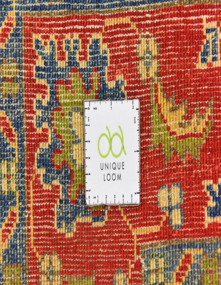 Detail image of  4' 2 x 5' 8  Hand Knotted Kazak Rug