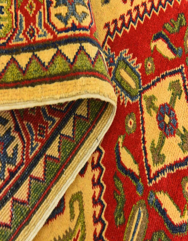 Detail image of  4' x 6'  Hand Knotted Kazak Rug