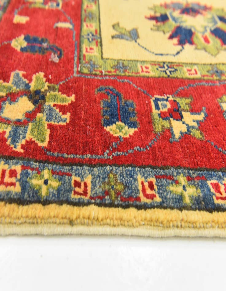 Detail image of  4' x 6' 8  Hand Knotted Kazak Rug