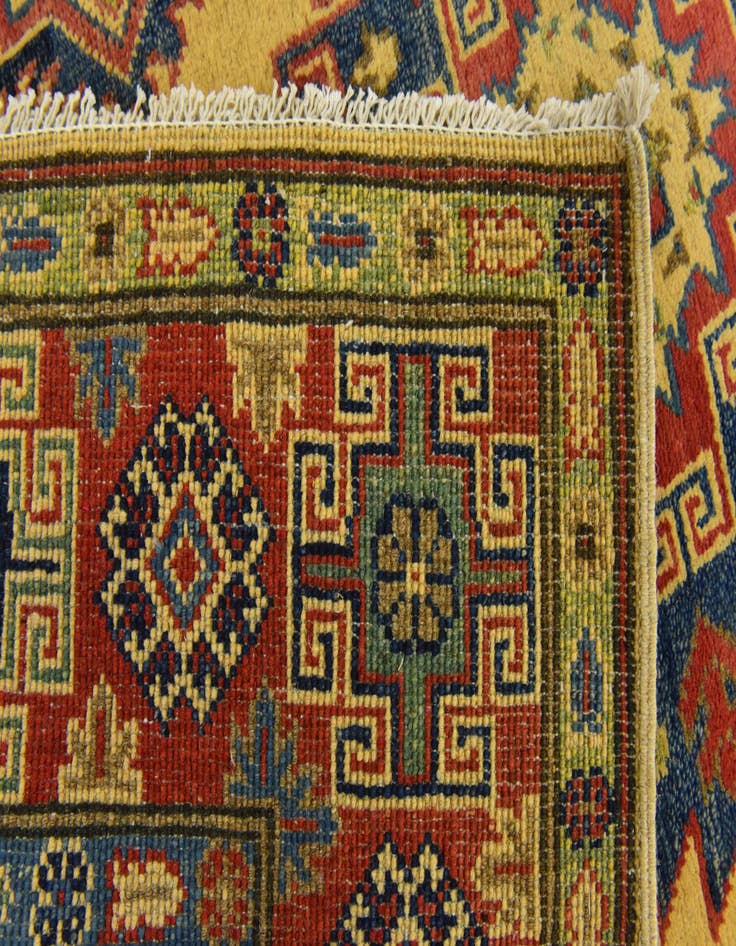Detail image of  4' 2 x 6' 1  Hand Knotted Kazak Rug