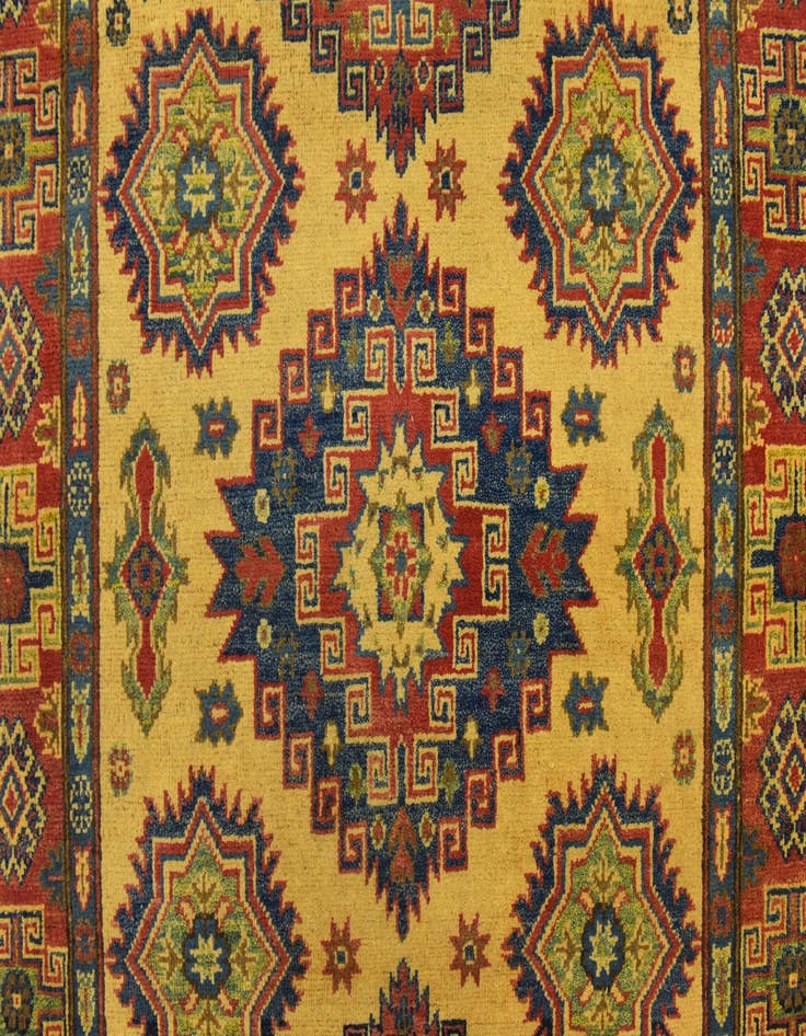 Detail image of  4' 2 x 6' 1  Hand Knotted Kazak Rug