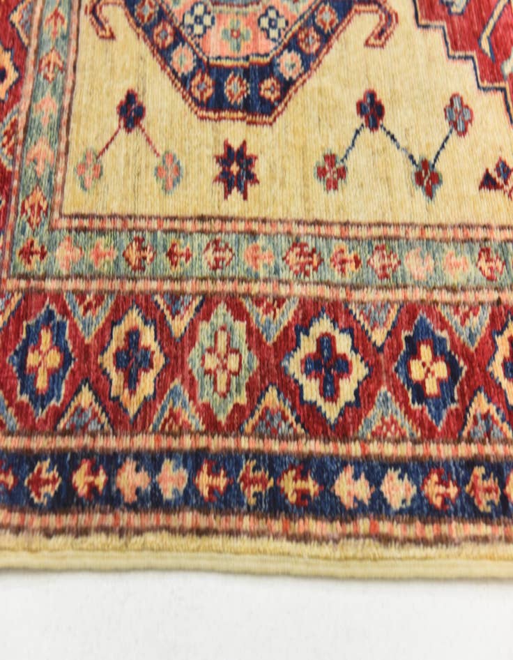 Detail image of  2' 9 x 4'  Hand Knotted Kazak Oriental Rug