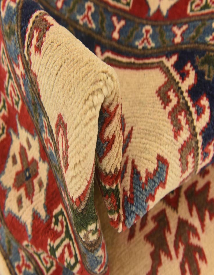 Detail image of  3' 10 x 6' 2  Hand Knotted Kazak Rug