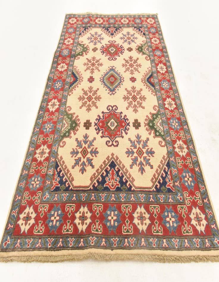 Detail image of  3' 10 x 6' 2  Hand Knotted Kazak Rug