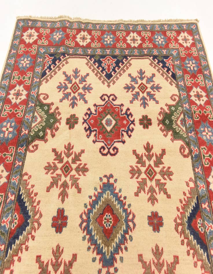 Detail image of  3' 10 x 6' 2  Hand Knotted Kazak Rug