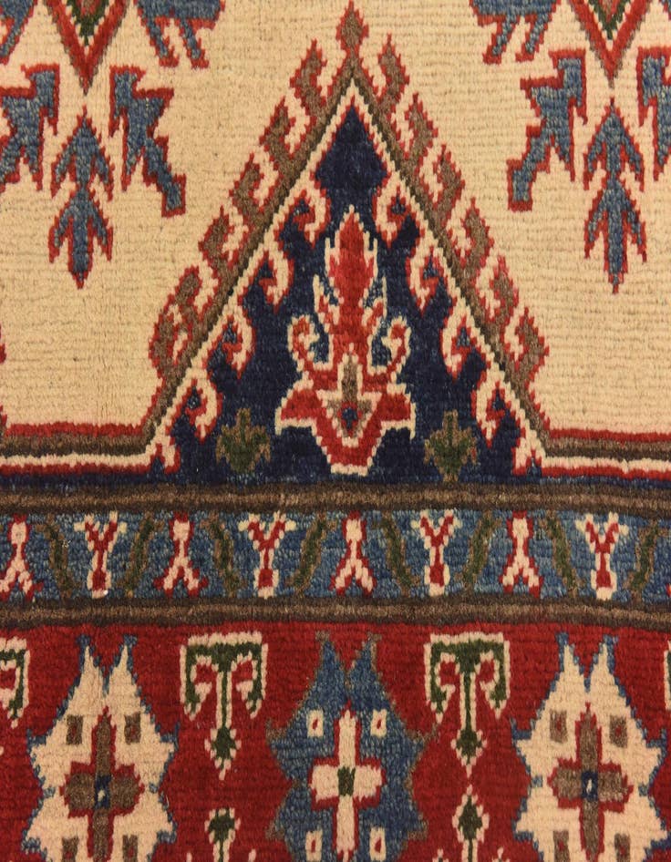 Detail image of  3' 10 x 6' 2  Hand Knotted Kazak Rug
