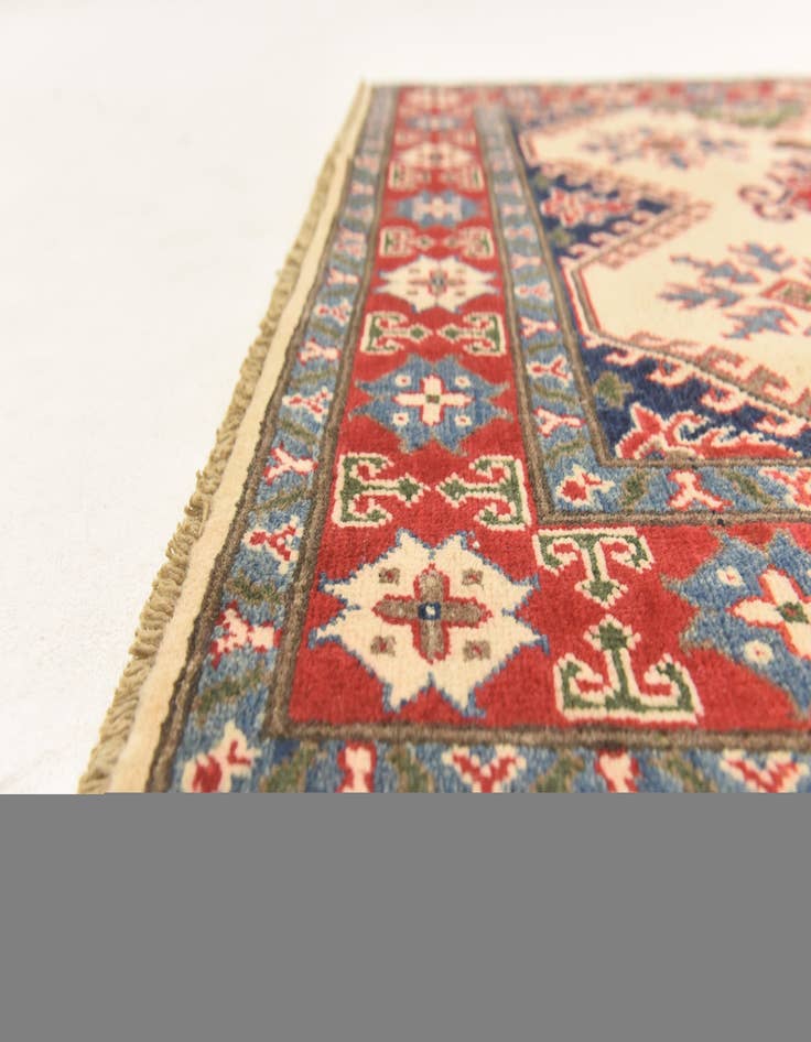 Detail image of  3' 10 x 6' 2  Hand Knotted Kazak Rug