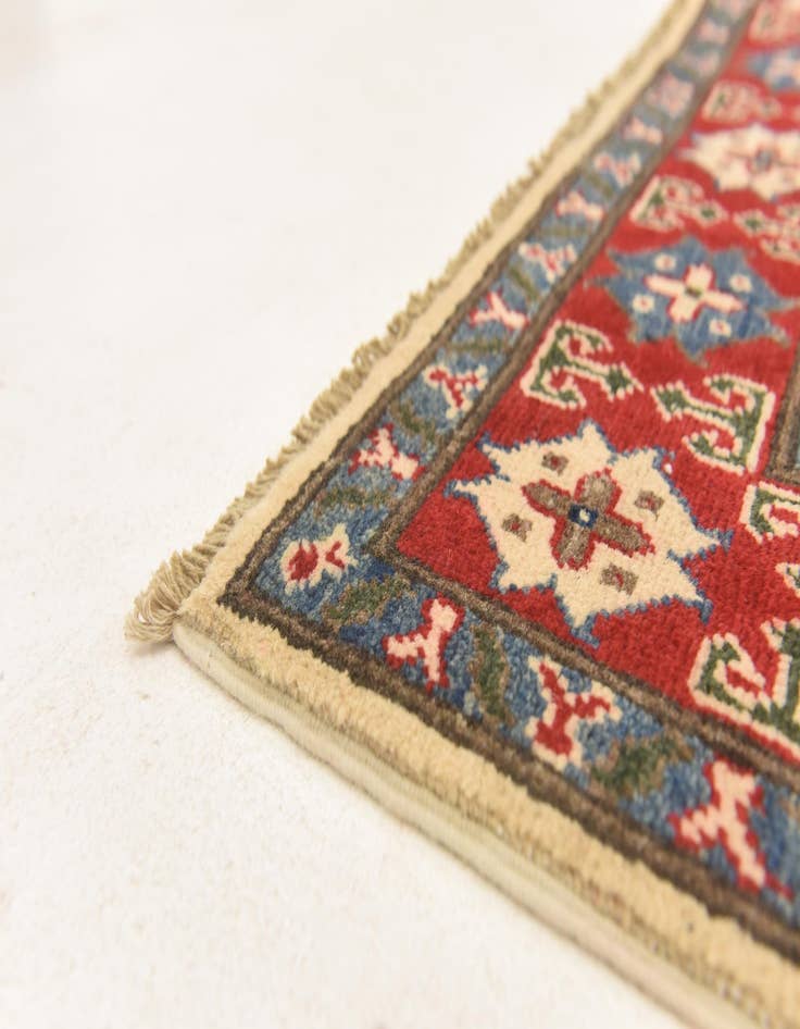 Detail image of  3' 10 x 6' 2  Hand Knotted Kazak Rug