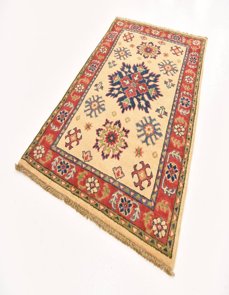 Detail image of  2' 8 x 4' 1  Hand Knotted Kazak Rug