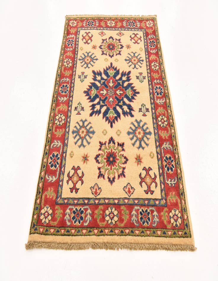 Detail image of  2' 8 x 4' 1  Hand Knotted Kazak Rug