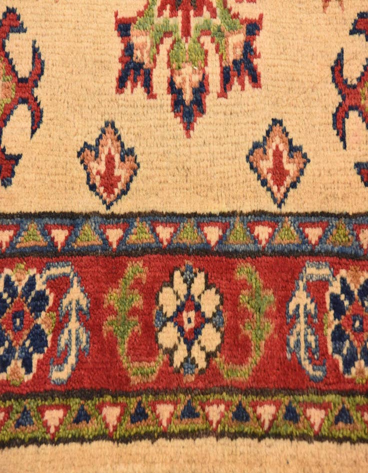 Detail image of  2' 8 x 4' 1  Hand Knotted Kazak Rug
