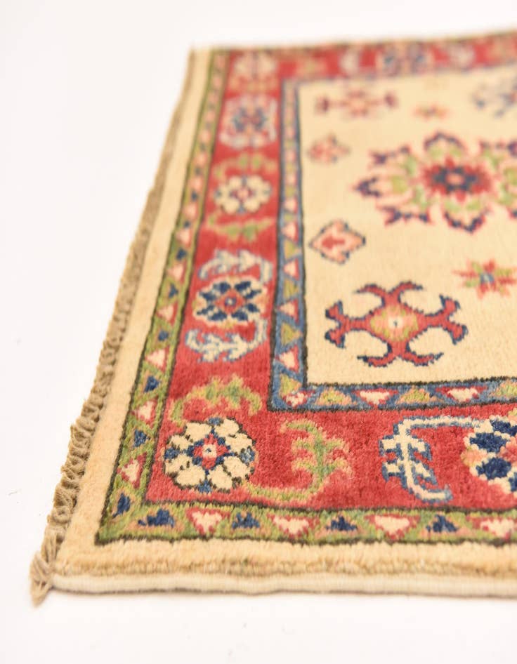 Detail image of  2' 8 x 4' 1  Hand Knotted Kazak Rug