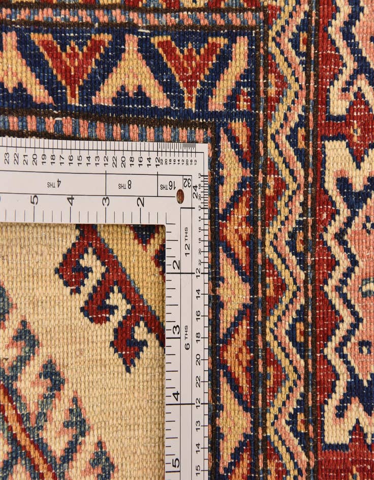 Detail image of  5' 7 x 8' 3  Hand Knotted Kazak Oriental Rug