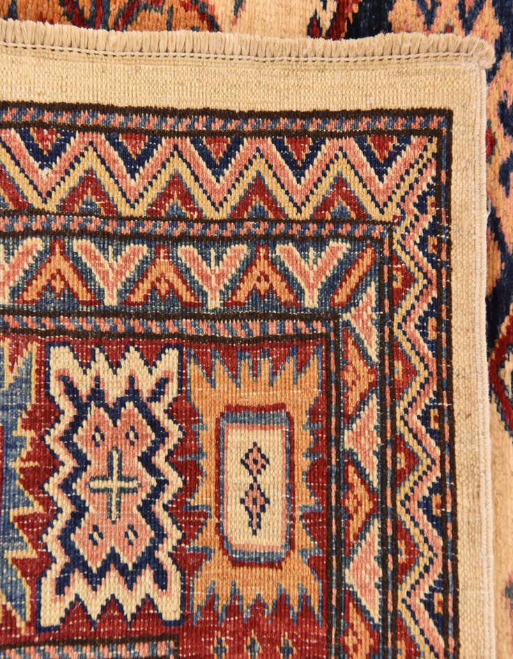 Detail image of  5' 7 x 8' 3  Hand Knotted Kazak Oriental Rug