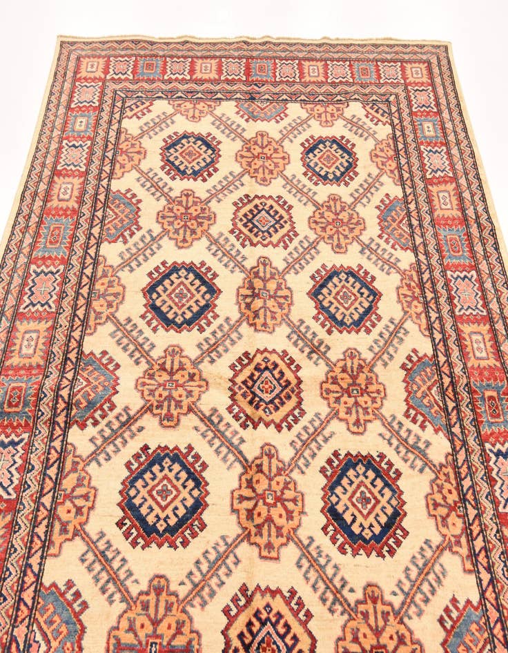 Detail image of  5' 7 x 8' 3  Hand Knotted Kazak Oriental Rug