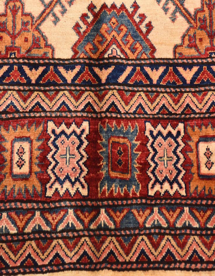 Detail image of  5' 7 x 8' 3  Hand Knotted Kazak Oriental Rug