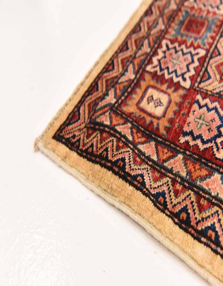 Detail image of  5' 7 x 8' 3  Hand Knotted Kazak Oriental Rug