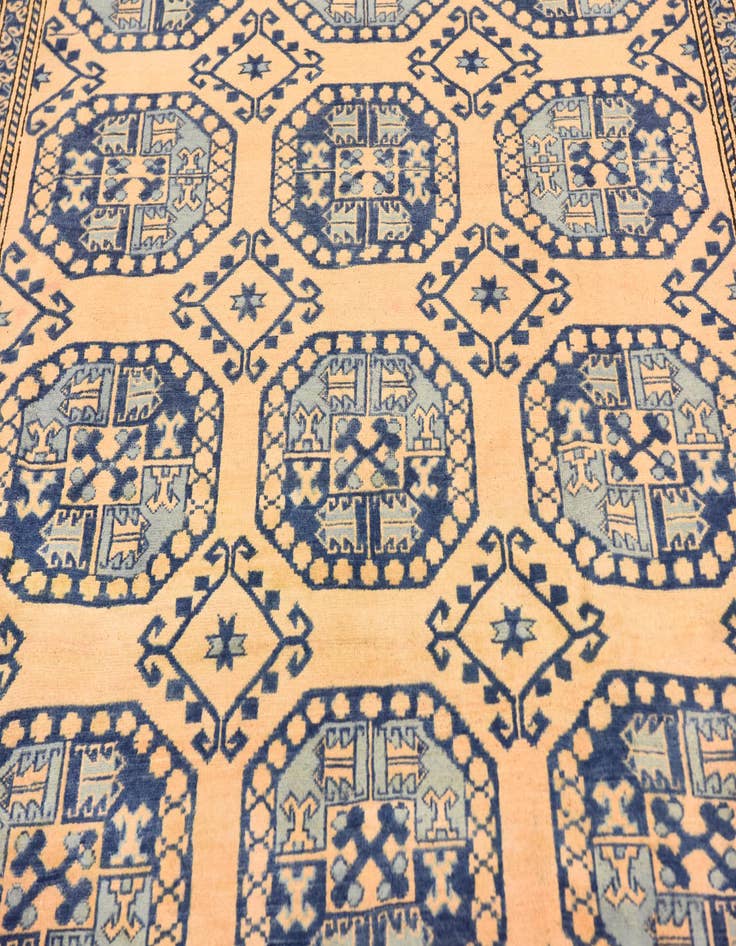 Detail image of  6' 6 x 10'  Hand Knotted Kazak Rug