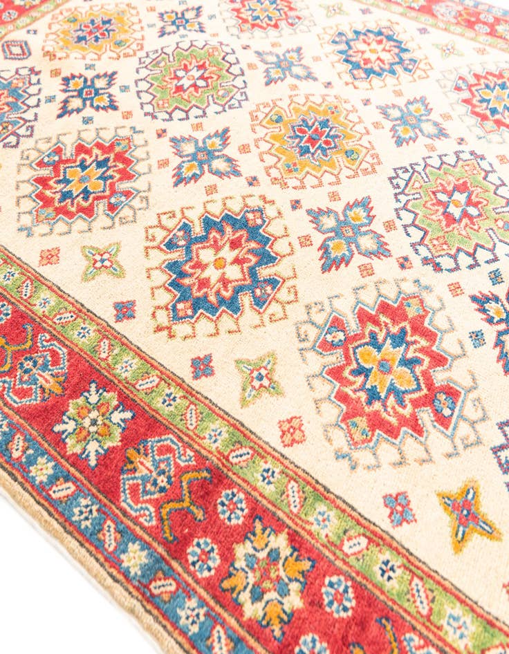 Detail image of  5' x 6' 7  Hand Knotted Kazak Rug