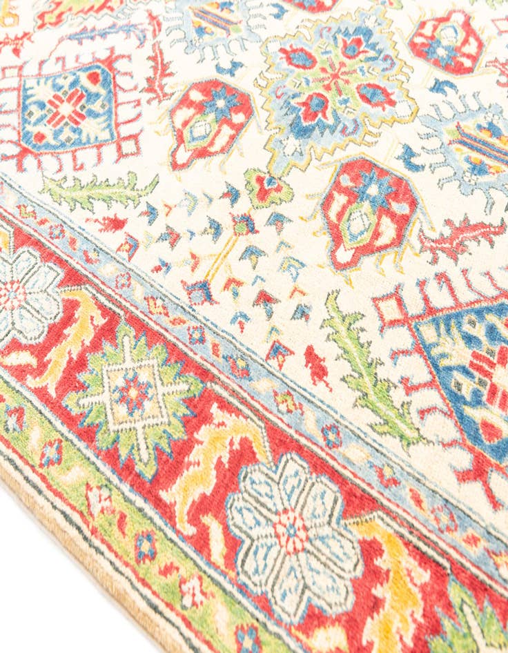 Detail image of  5' x 6' 8  Hand Knotted Kazak Rug