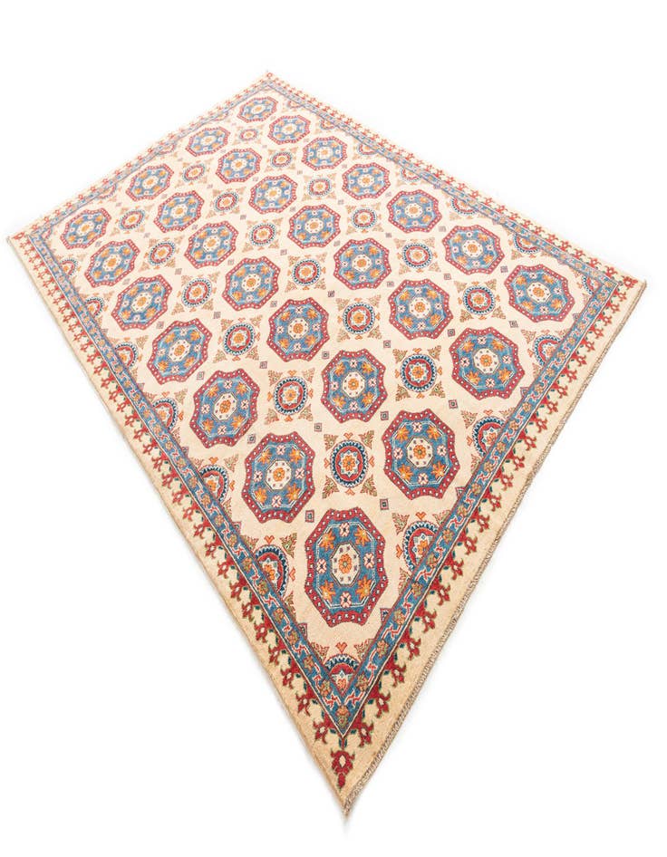 Detail image of  6' 6 x 9' 5  Hand Knotted Kazak Rug