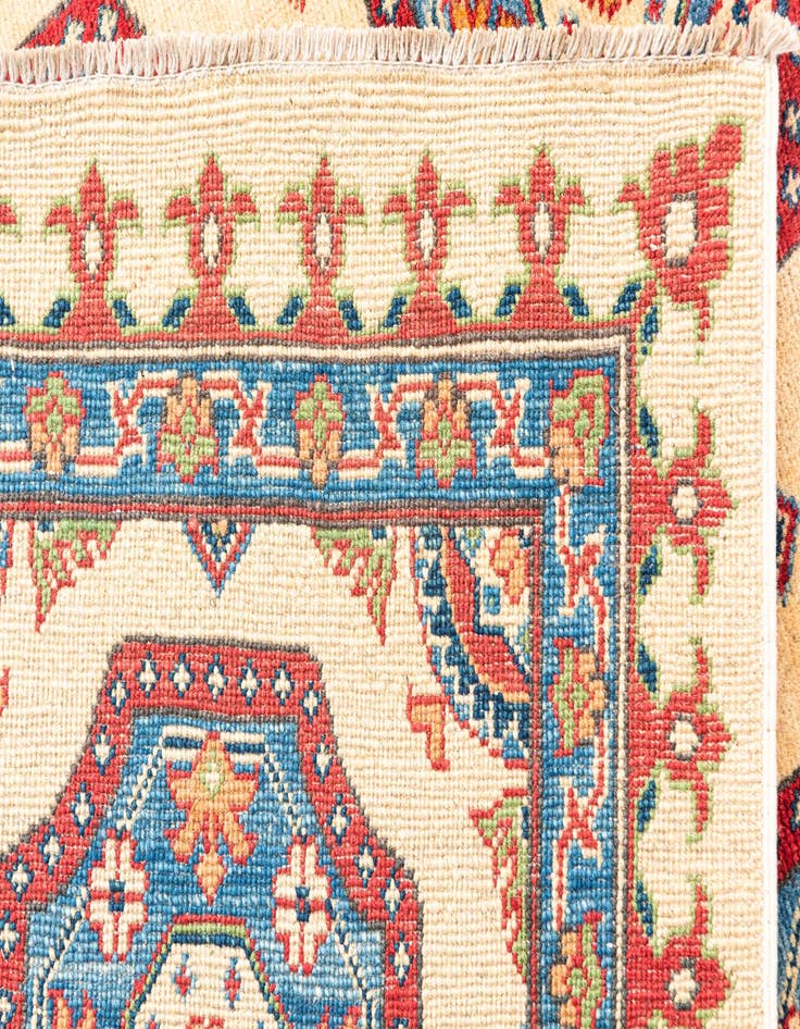 Detail image of  6' 6 x 9' 5  Hand Knotted Kazak Rug