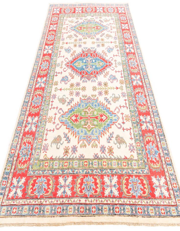 Detail image of  6' x 9'  Hand Knotted Kazak Rug