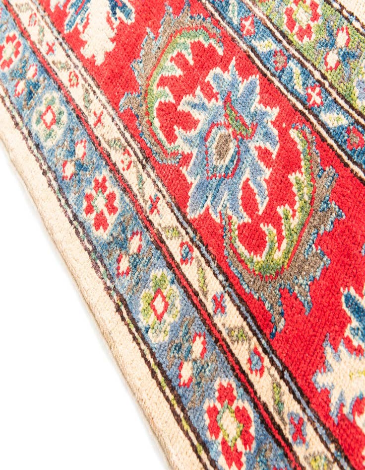 Detail image of  6' x 9'  Hand Knotted Kazak Rug