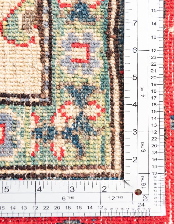 Detail image of  6' x 9'  Hand Knotted Kazak Rug