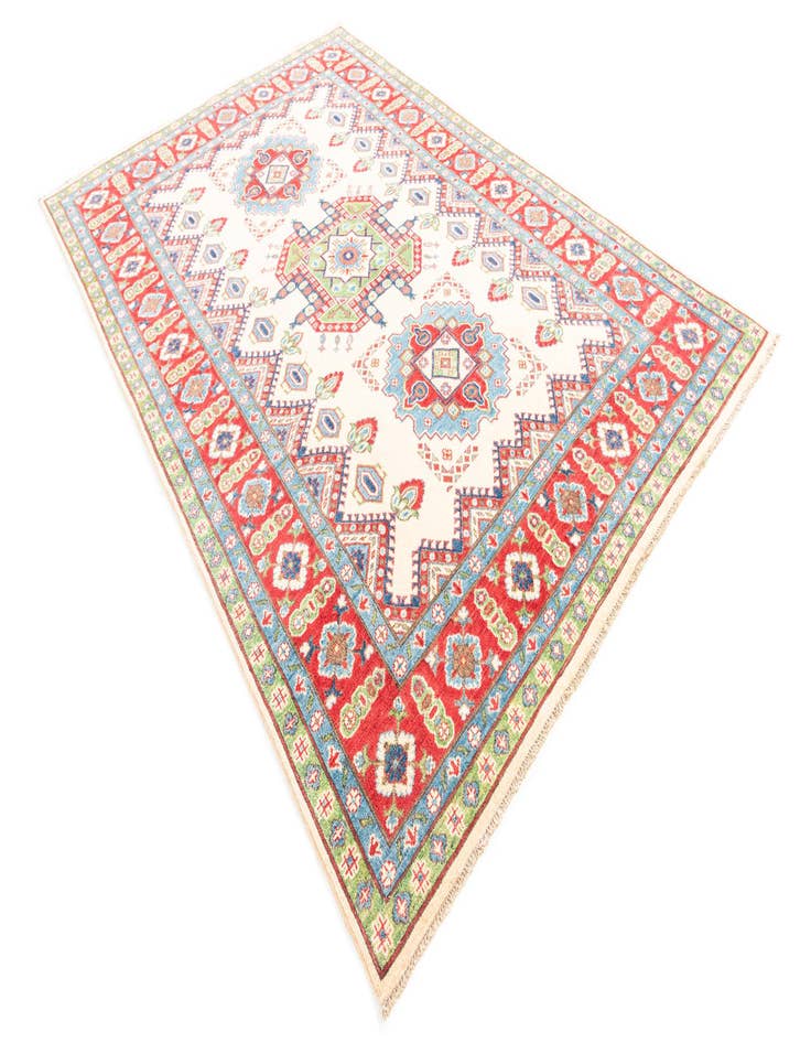 Detail image of  6' 6 x 9' 10  Hand Knotted Kazak Rug