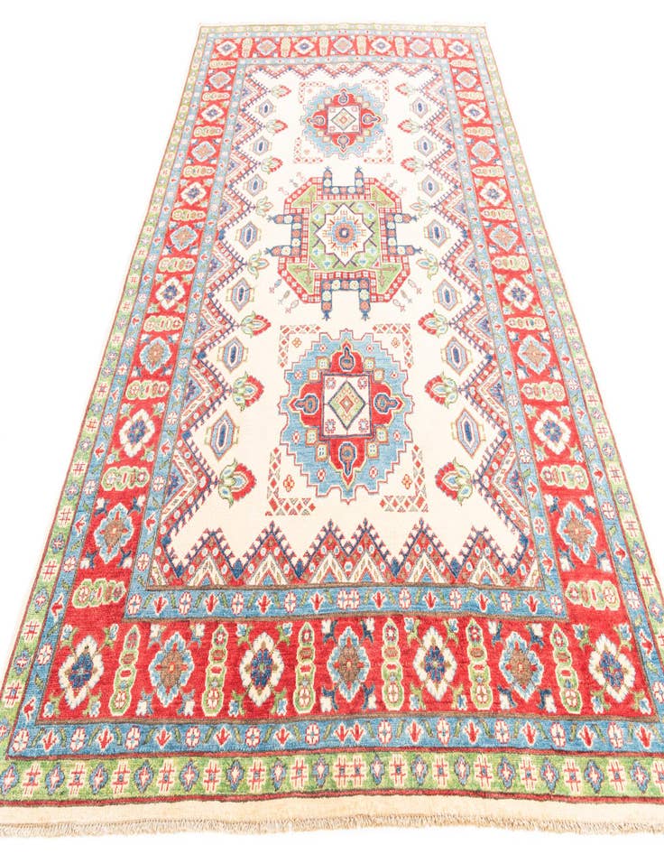 Detail image of  6' 6 x 9' 10  Hand Knotted Kazak Rug