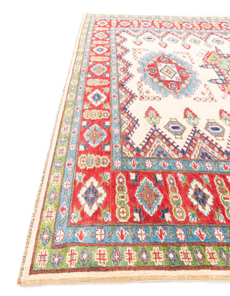 Detail image of  6' 6 x 9' 10  Hand Knotted Kazak Rug
