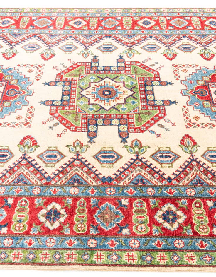 Detail image of  6' 6 x 9' 10  Hand Knotted Kazak Rug
