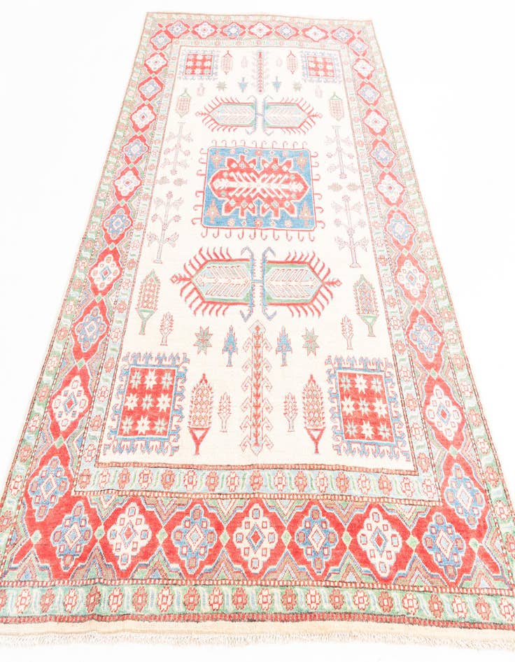 Detail image of  6' x 9' 1  Hand Knotted Kazak Rug