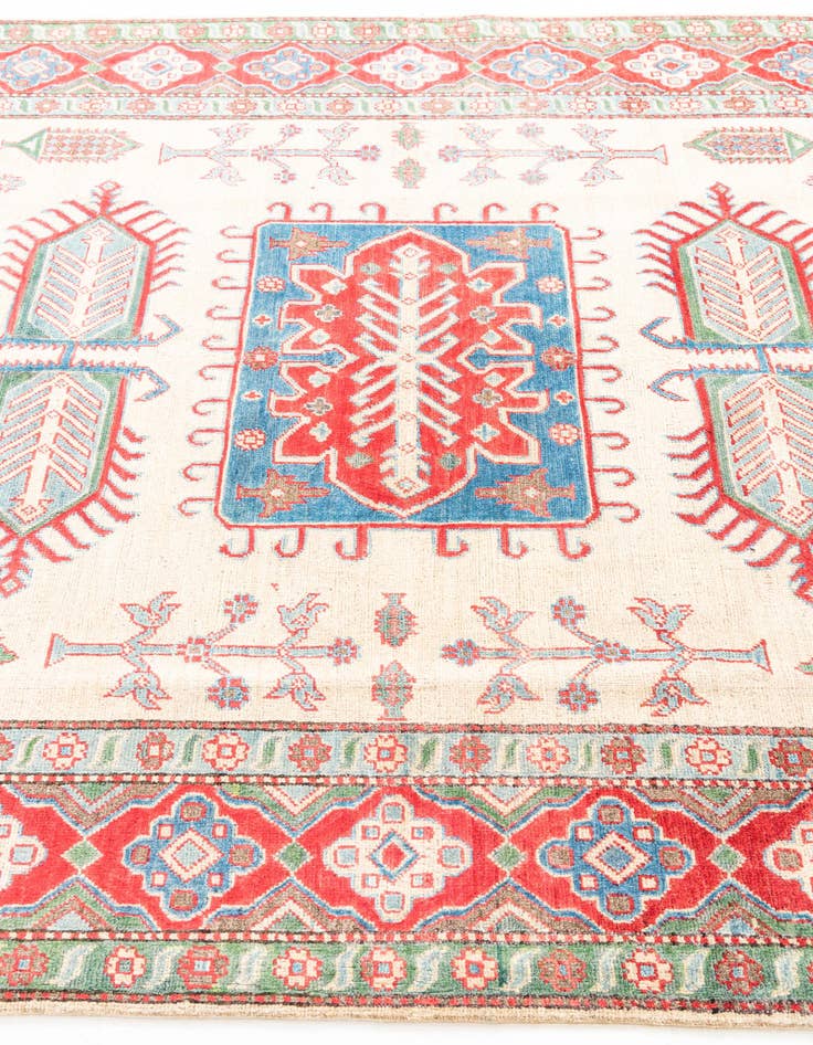 Detail image of  6' x 9' 1  Hand Knotted Kazak Rug