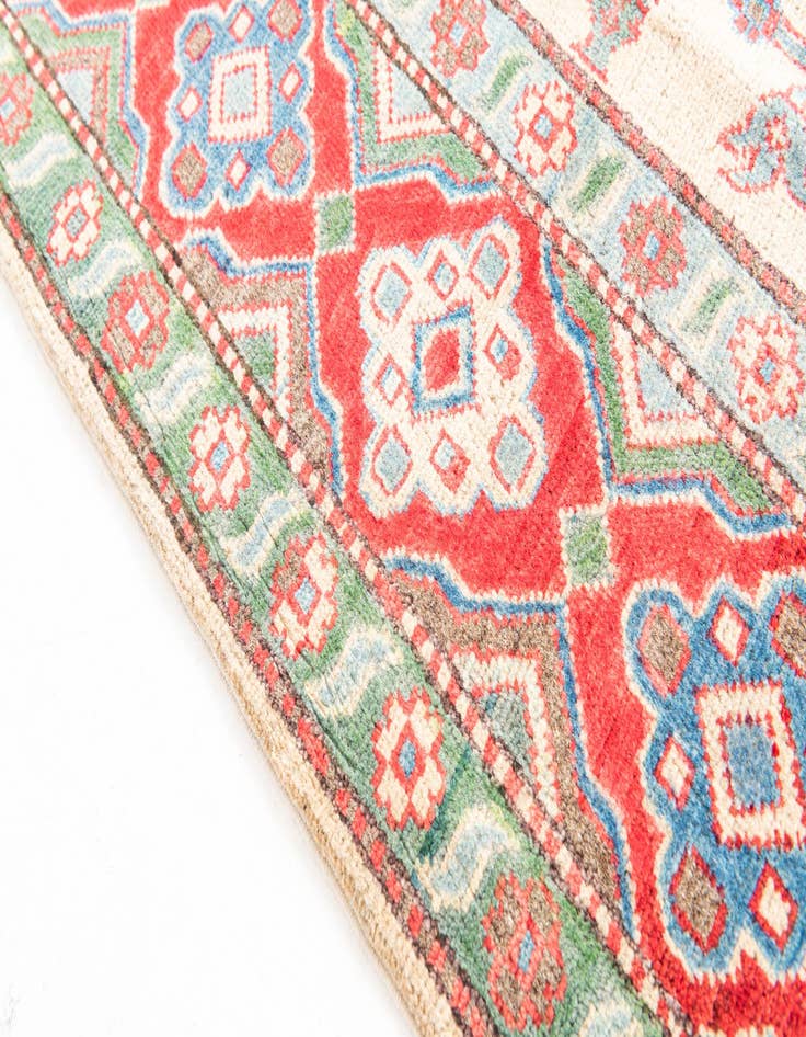 Detail image of  6' x 9' 1  Hand Knotted Kazak Rug