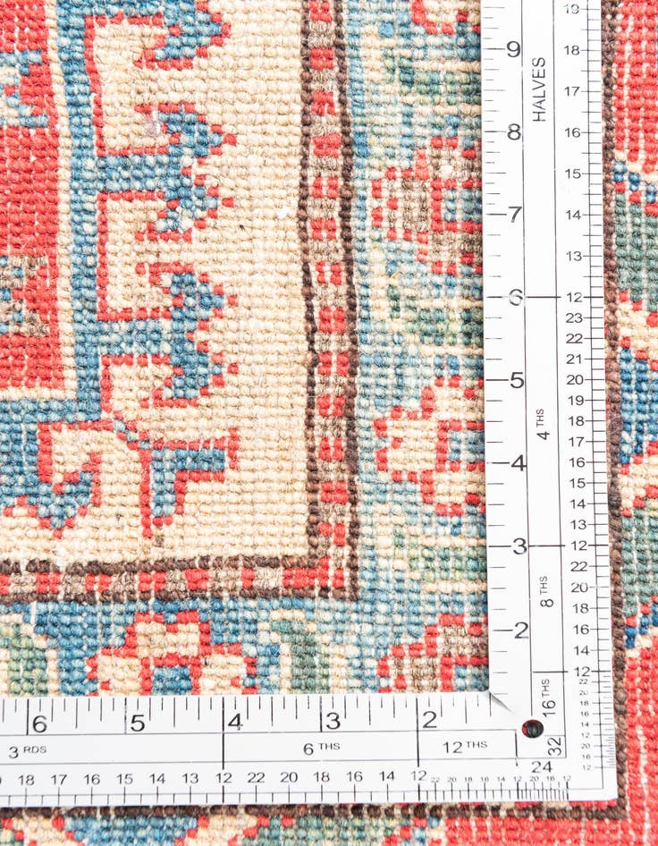 Detail image of  6' x 9' 1  Hand Knotted Kazak Rug