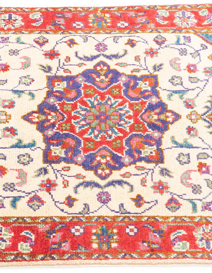Detail image of  2' 6 x 4' 3  Hand Knotted Kazak Rug