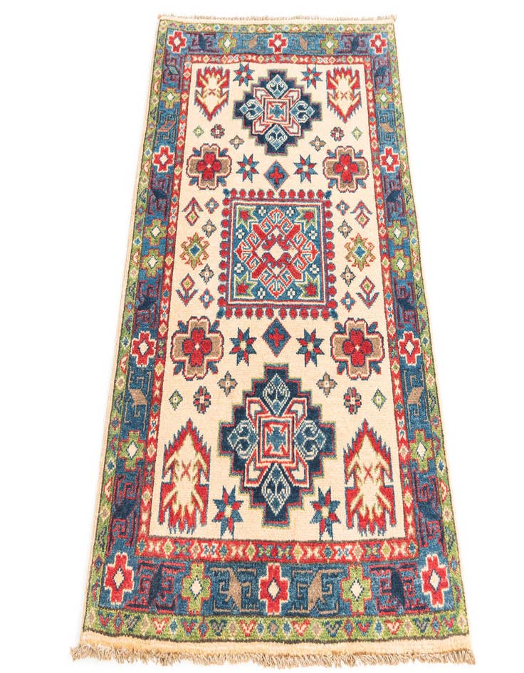 Detail image of  2' 8 x 4' 2  Hand Knotted Kazak Rug