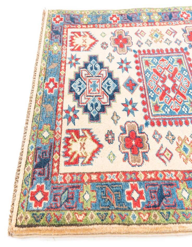 Detail image of  2' 8 x 4' 2  Hand Knotted Kazak Rug