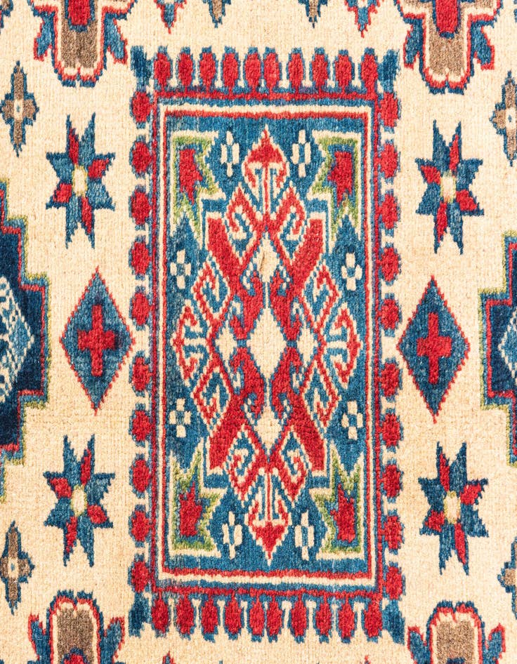 Detail image of  2' 8 x 4' 2  Hand Knotted Kazak Rug