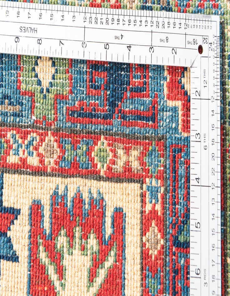 Detail image of  2' 8 x 4' 2  Hand Knotted Kazak Rug