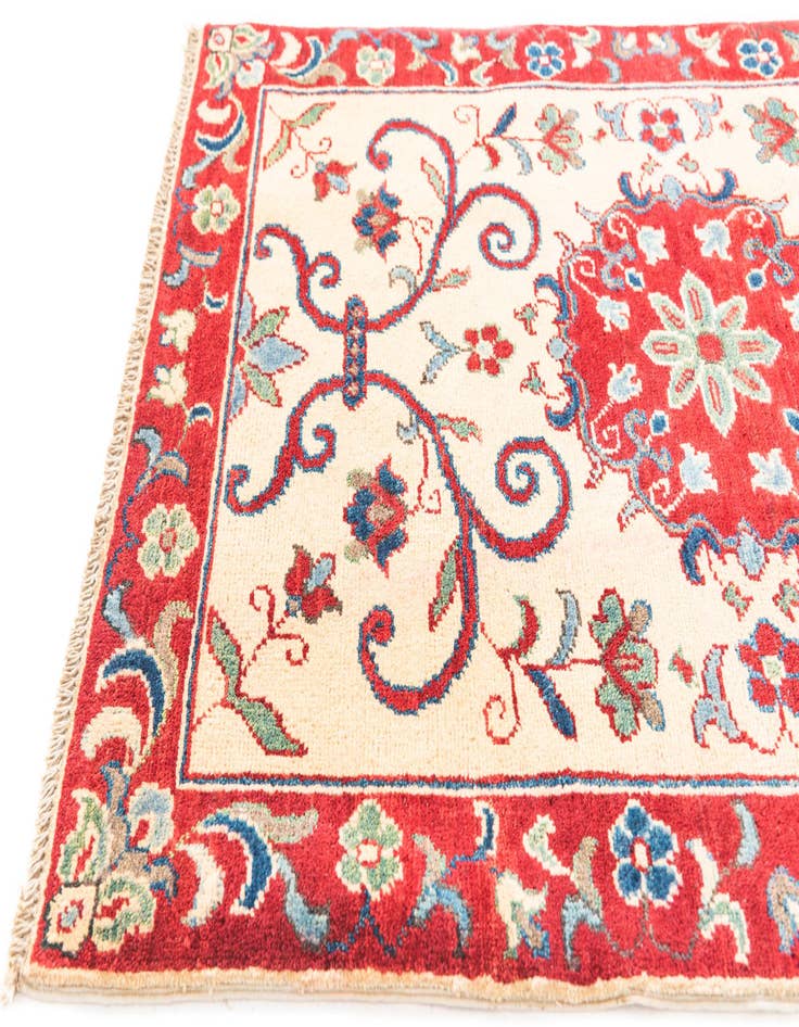 Detail image of  2' 9 x 4'  Hand Knotted Kazak Rug