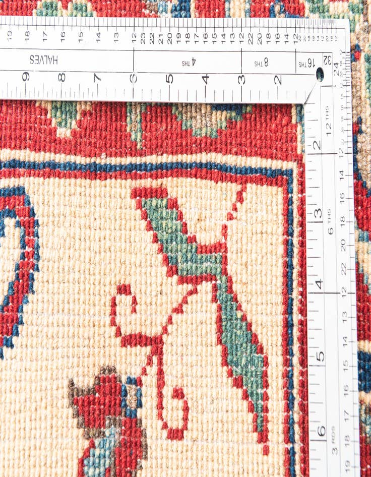 Detail image of  2' 9 x 4'  Hand Knotted Kazak Rug