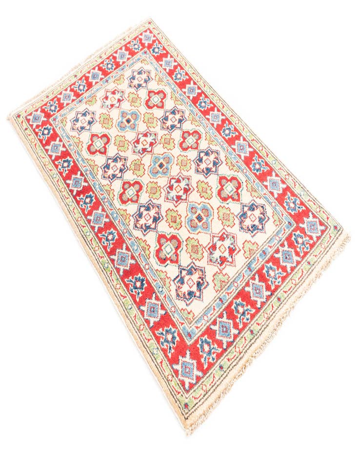 Detail image of  2' 8 x 4' 2  Hand Knotted Kazak Rug