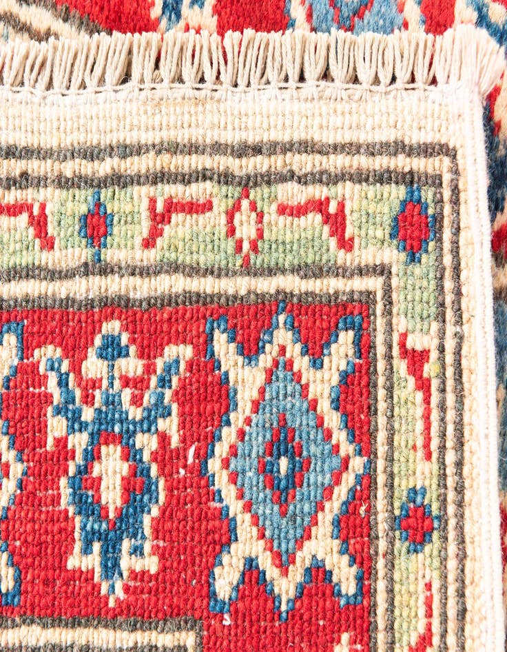 Detail image of  2' 8 x 4' 2  Hand Knotted Kazak Rug